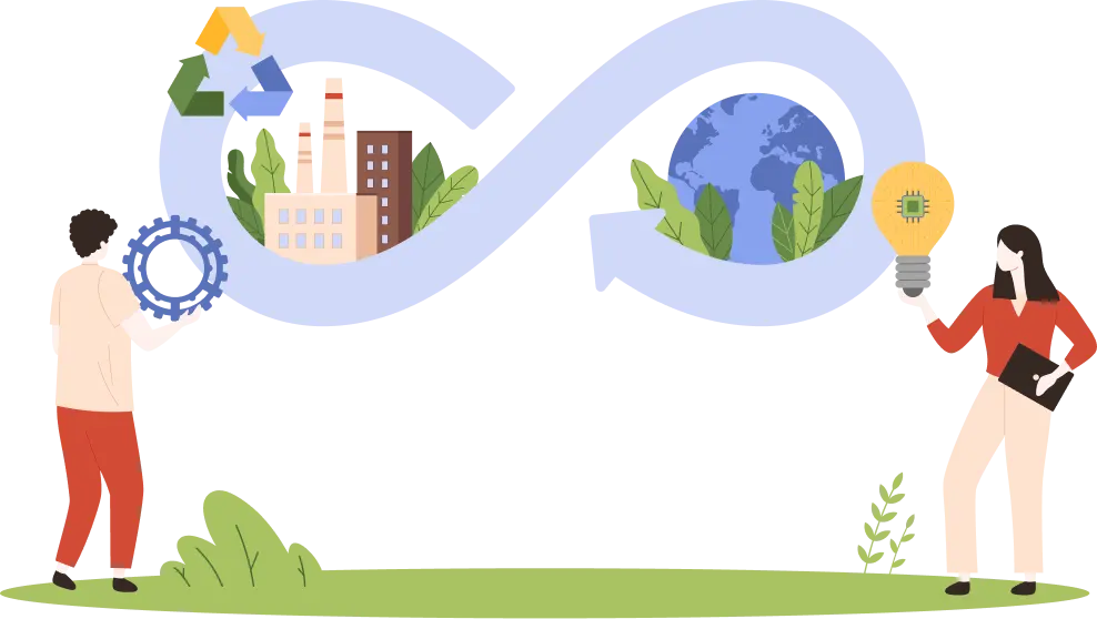 循環のイラスト